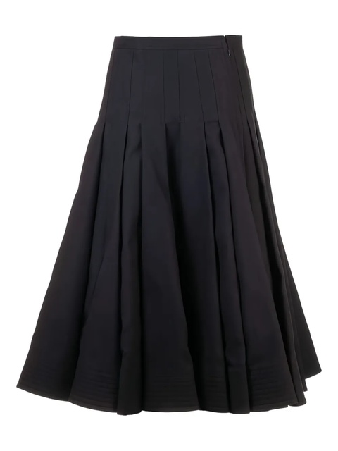 Valentino Garavani pleated panelled skirt - Black - zdjęcie produktu nr 1