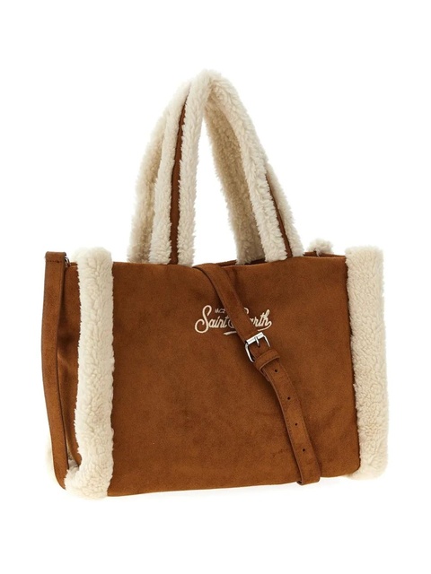 MC2 Saint Barth Colette shearling-lined tote bag - Brown - zdjęcie produktu nr 1