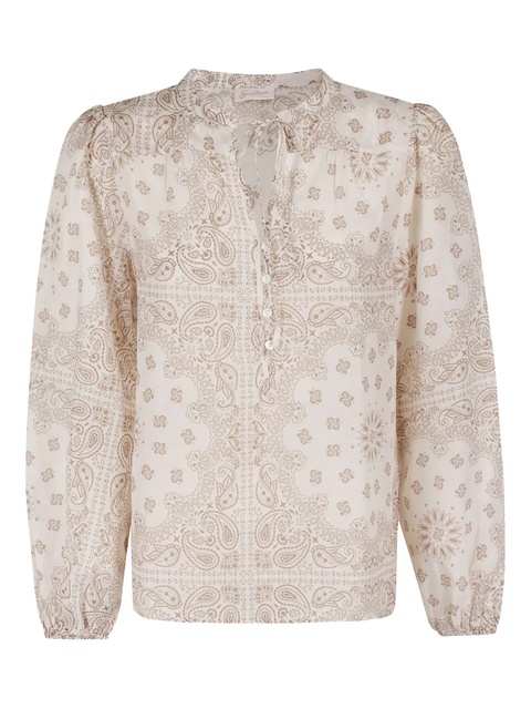 MC2 Saint Barth paisley-print blouse - Neutrals - zdjęcie produktu nr 1