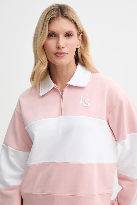 Levi's bluza bawełniana damska kolor różowy wzorzysta 003QM - zdjęcie produktu nr 2