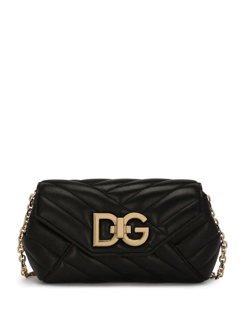 Dolce & Gabbana small Lop quilted crossbody bag - Black - zdjęcie produktu nr 1