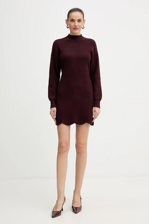 Twinset sukienka z dodatkiem wełny mini rozkloszowana 252TT3216 - zdjęcie produktu nr 1