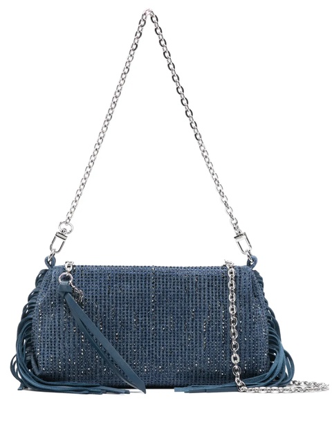 Maje crystal-embellished cross body bag - Blue - zdjęcie produktu nr 1