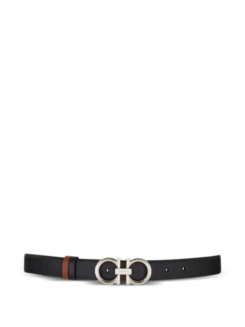 Ferragamo reversible adjustable Gancini belt - Black - zdjęcie produktu nr 2