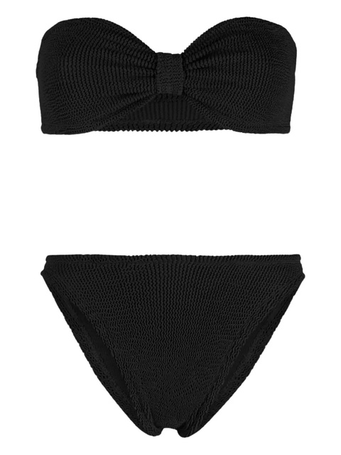 Hunza G crinkle-texture bikini - Black - zdjęcie produktu nr 1