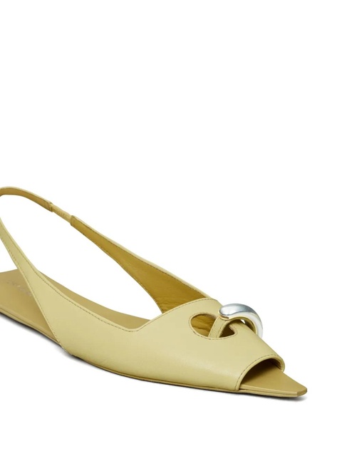 Tory Burch Pierced slingback sandals - Neutrals - zdjęcie produktu nr 2