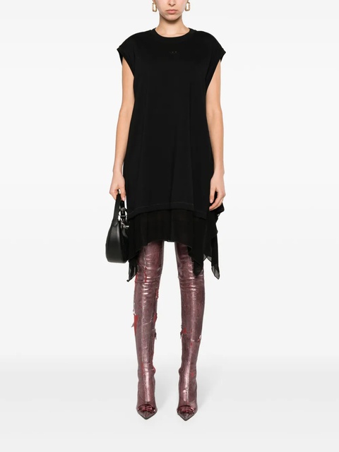 Diesel asymmetric cotton T-shirt dress - Black - zdjęcie produktu nr 1