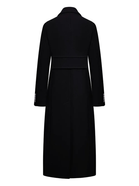Sportmax double-breasted wool coat - Black - zdjęcie produktu nr 2