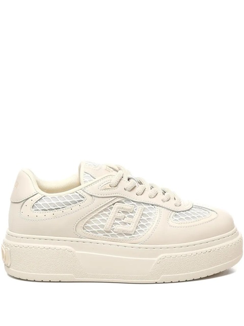 FENDI Match logo-plaque low-top sneakers - White - zdjęcie produktu nr 1