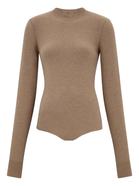 Ferragamo long-sleeve bodysuit - Neutrals - zdjęcie produktu nr 1