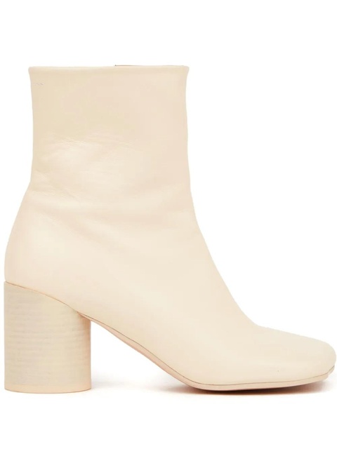 MM6 Maison Margiela Anatomic 70mm leather ankle boots - Neutrals - zdjęcie produktu nr 1