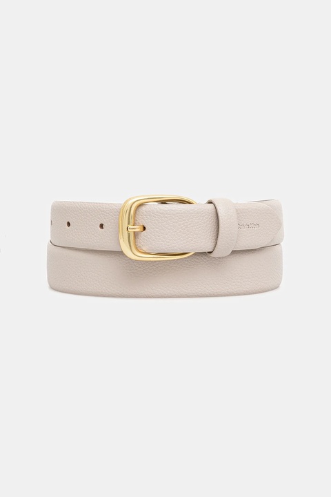 Calvin Klein pasek skórzany damski kolor beżowy LV04F7023G - zdjęcie produktu nr 1