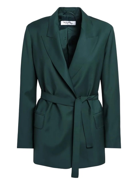 Max Mara belted blazer - Green - zdjęcie produktu nr 1