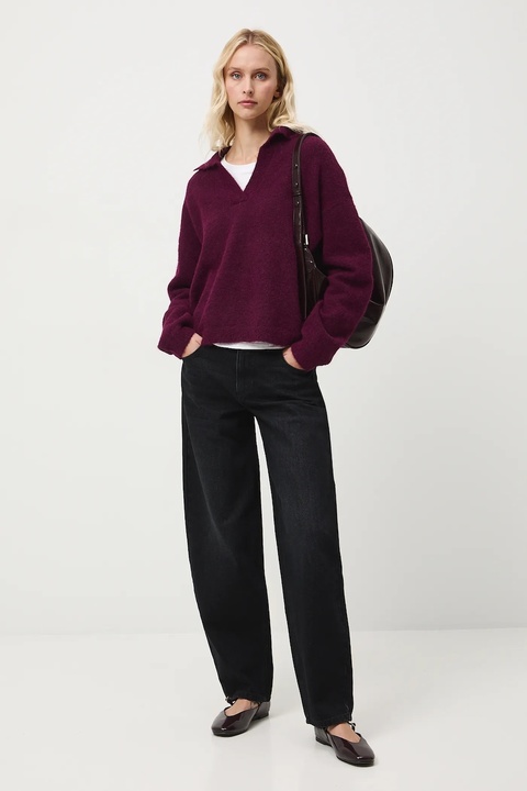 Medicine jeansy bawełniane damskie kolor czarny - zdjęcie produktu nr 1