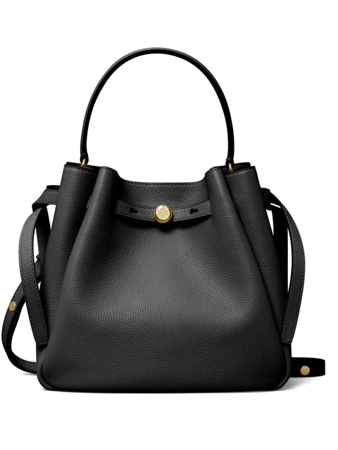 Tory Burch Romy pebbled bucket bag - Black - zdjęcie produktu nr 1