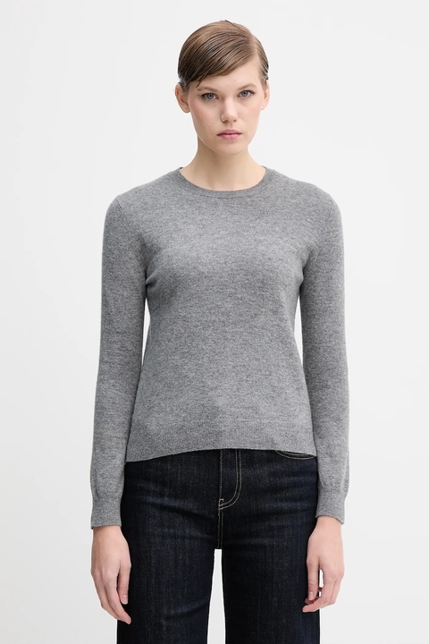 United Colors of Benetton sweter wełniany damski kolor szary lekki 1002D1K01 - zdjęcie produktu nr 1