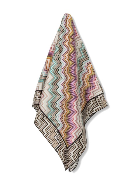Missoni zigzag scarf - Neutrals - zdjęcie produktu nr 1