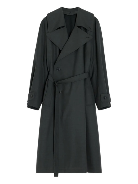 LEMAIRE double-breasted belted trench coat - Black - zdjęcie produktu nr 1