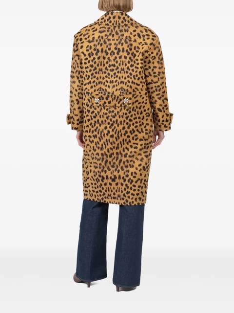 ZIMMERMANN leopard-print coat - Brown - zdjęcie produktu nr 2