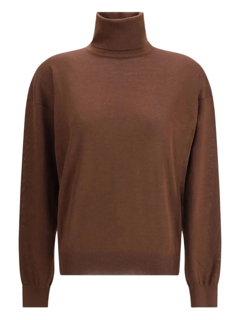 Saint Laurent long-sleeves turtleneck sweater - Brown - zdjęcie produktu nr 1