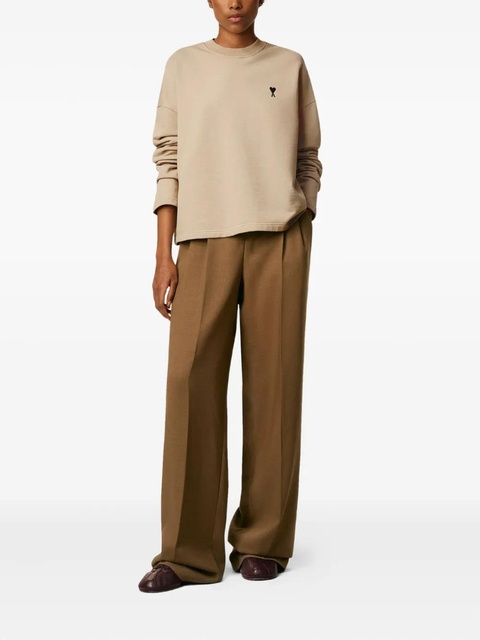AMI Paris Ami de Coeur cotton sweatshirt - Neutrals - zdjęcie produktu nr 2