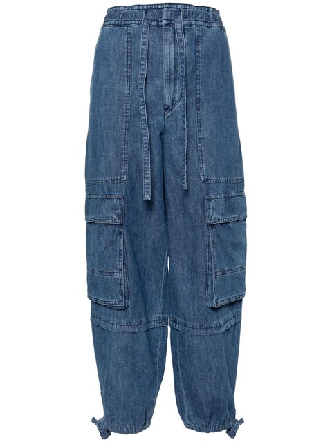 MARANT ÉTOILE Ivy high-rise wide-leg jeans - Blue - zdjęcie produktu nr 1