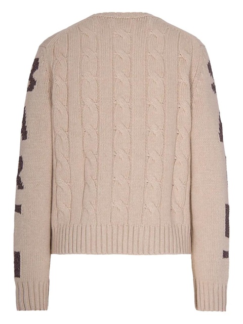 MC2 Saint Barth cable-knit sweater - Neutrals - zdjęcie produktu nr 1