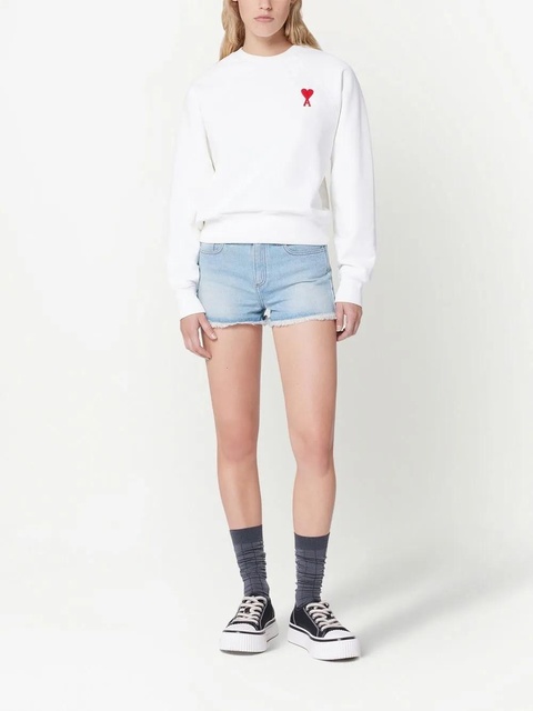 AMI Paris raw-cut mini shorts - Blue - zdjęcie produktu nr 2