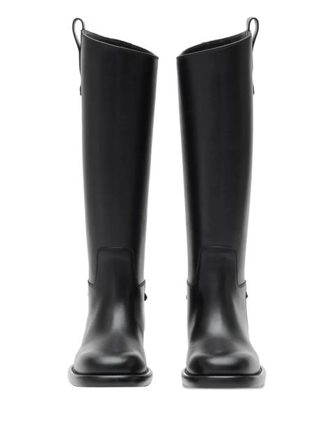 Burberry Cavalier calf-leather knee-high boots - Black - zdjęcie produktu nr 2