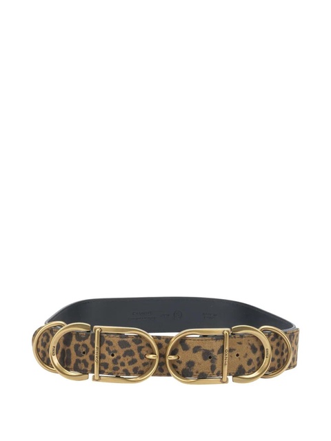 PINKO leopard buckle belt - Brown - zdjęcie produktu nr 1