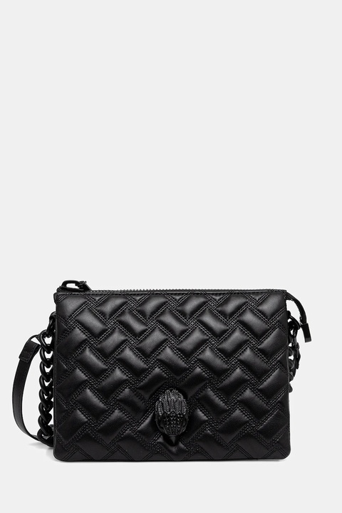 Kurt Geiger London torebka skórzana KENSINGTON kolor czarny 5013100109 - zdjęcie produktu nr 1