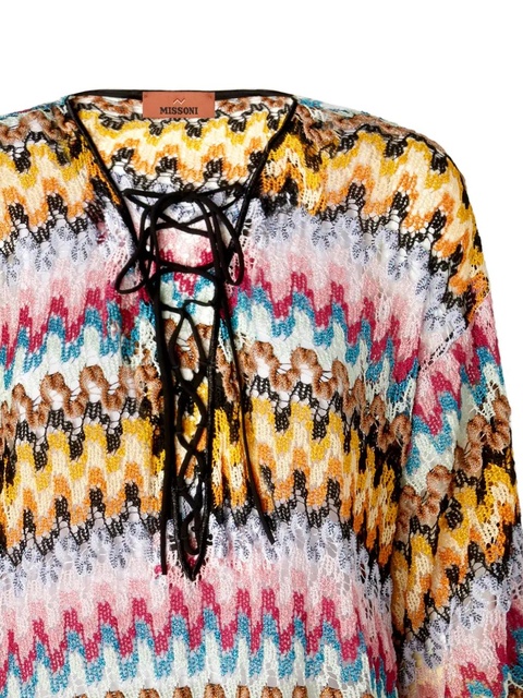 Missoni zigzag cover-up - Yellow - zdjęcie produktu nr 2