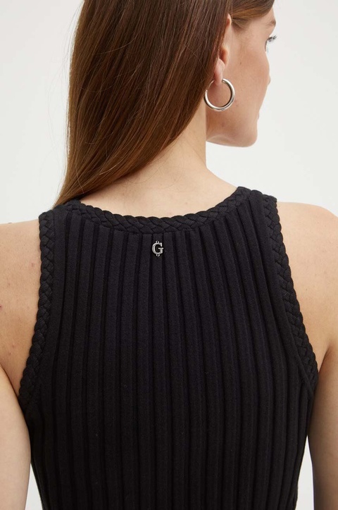 Guess top JANAE damski kolor czarny W4YR41 Z3GP0 - zdjęcie produktu nr 2