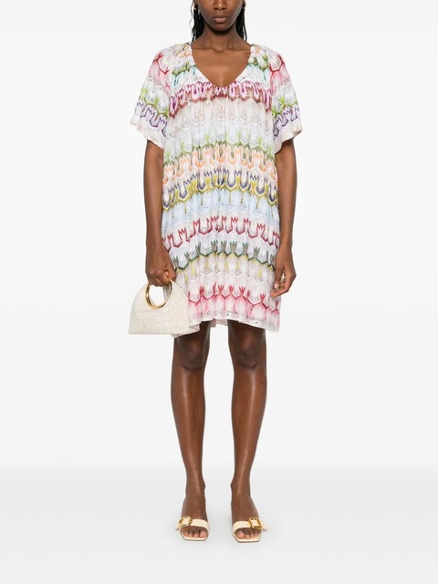 Missoni crochet-knit mini dress - White - zdjęcie produktu nr 2
