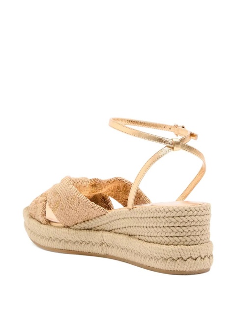 Jimmy Choo 60mm Aella wedge sandals - Neutrals - zdjęcie produktu nr 2