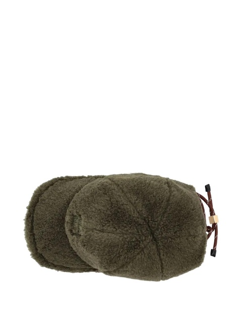 Miu Miu fleece baseball cap - Green - zdjęcie produktu nr 2