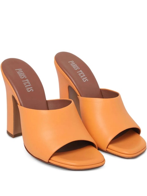 Paris Texas 100mm Ava mules - Orange - zdjęcie produktu nr 1