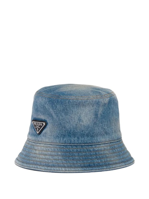 Prada denim bucket hat - Blue - zdjęcie produktu nr 2