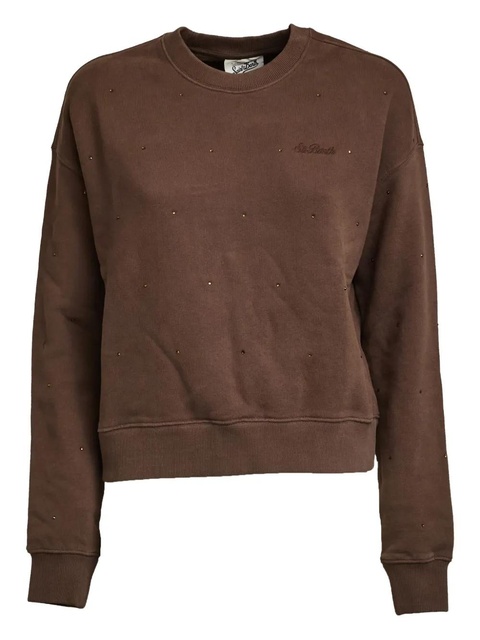 MC2 Saint Barth strass casey sweatshirt - Brown - zdjęcie produktu nr 1