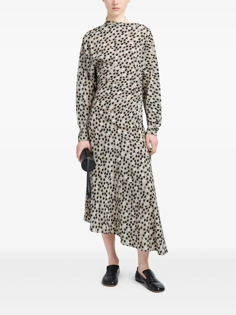 Proenza Schouler Alina midi dress - Neutrals - zdjęcie produktu nr 2