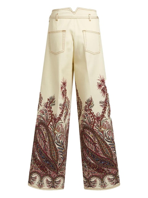 ETRO paisley-print jeans - White - zdjęcie produktu nr 1