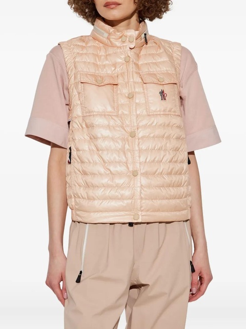 Moncler Grenoble Gumiane gilet - Pink - zdjęcie produktu nr 2
