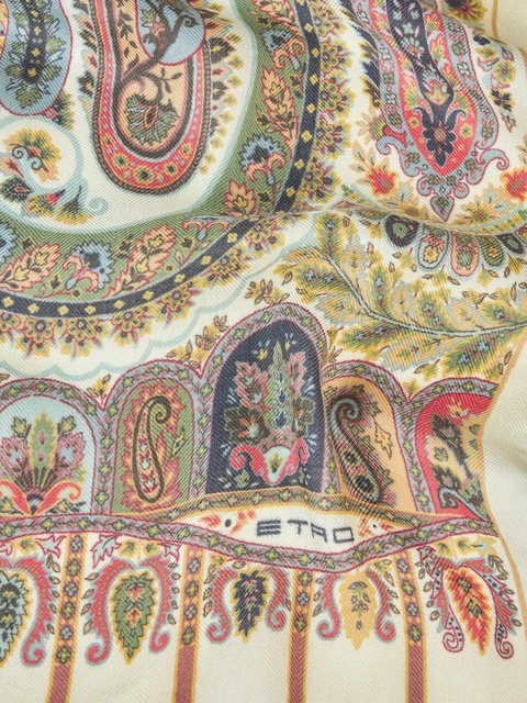 ETRO paisley-print cashmere-silk blend scarf - Neutrals - zdjęcie produktu nr 2
