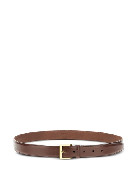 Saint Laurent leather buckle belt - Brown - zdjęcie produktu nr 1