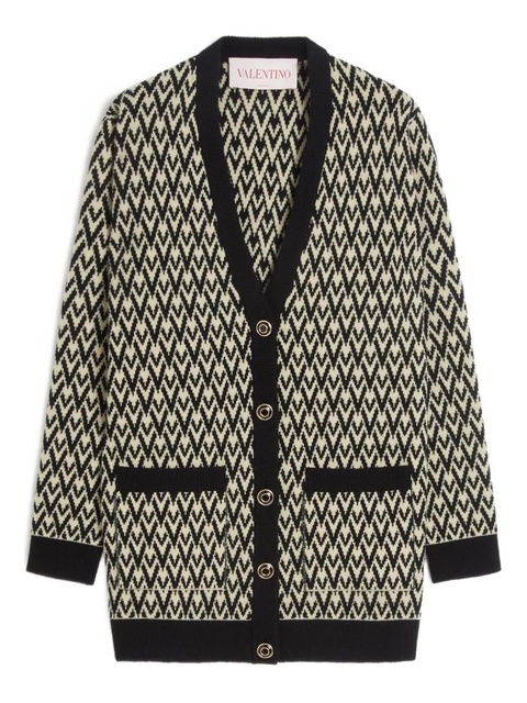 Valentino Garavani Toute La V cardigan - Black - zdjęcie produktu nr 2