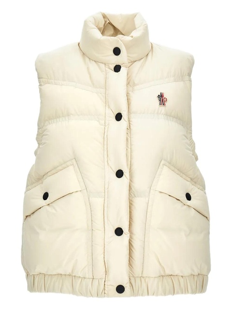 Moncler Grenoble quilted-panelled gilet - White - zdjęcie produktu nr 1