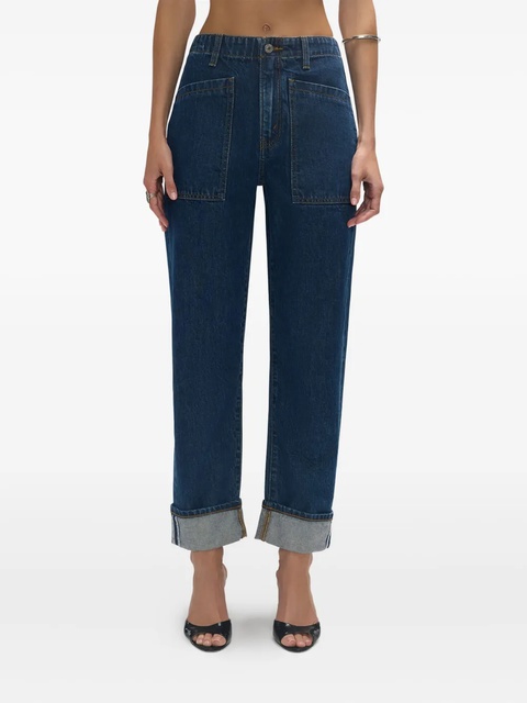RE/DONE Bender double-pocket cuffed jeans - Blue - zdjęcie produktu nr 1