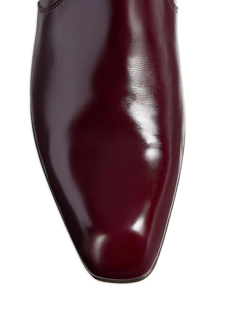 KHAITE colt zip ankle boots - Red - zdjęcie produktu nr 2