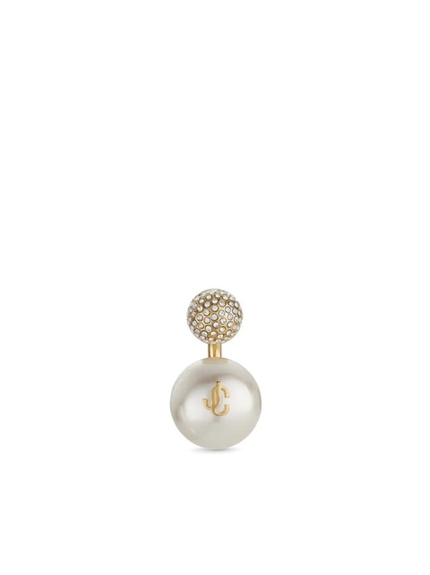 Jimmy Choo Auri crystal-embellished earring - Gold - zdjęcie produktu nr 1