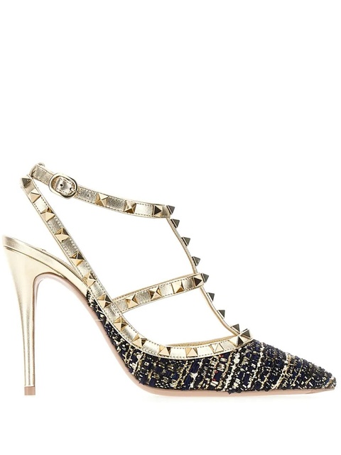 Valentino Garavani 105mm Rockstud pumps - Gold - zdjęcie produktu nr 1